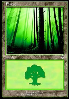 Forest (347) (Invasion) Light Play Foil