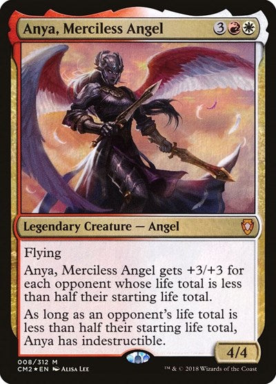 Anya, Merciless Angel (Commander Anthology Volume II) Light Play Foil