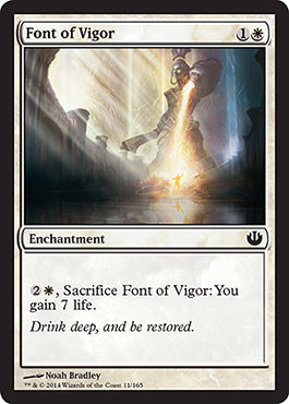 Font of Vigor (Journey into Nyx) Medium Play Foil
