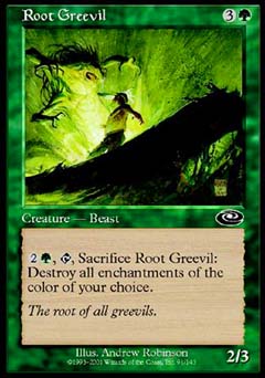 Root Greevil (Planeshift) Medium Play Foil