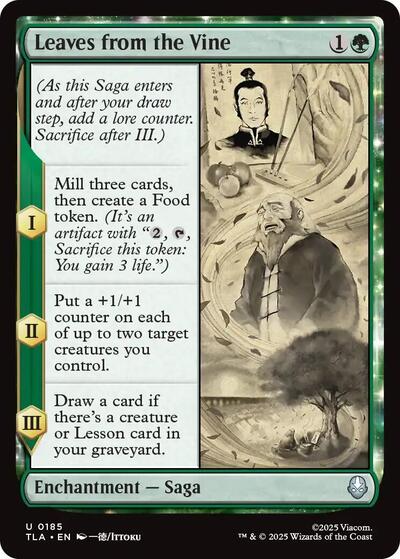 Leaves from the Vine (Avatar: The Last Airbender) Near Mint Foil