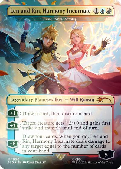 Len and Rin, Harmony Incarnate - The Royal Scions (Rainbow Foil) (Secret Lair) Near Mint Foil