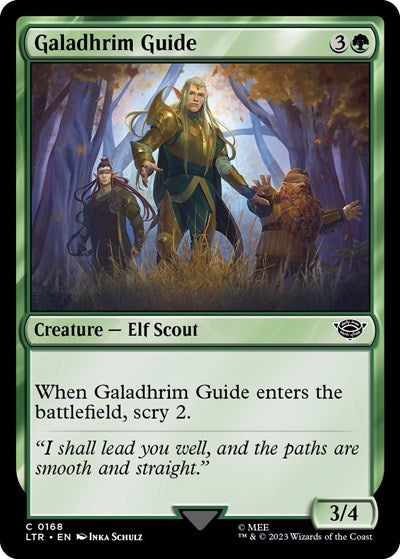 Galadhrim Guide (Universes Beyond: The Lord of the Rings: Tales of Middle-earth) Light Play Foil
