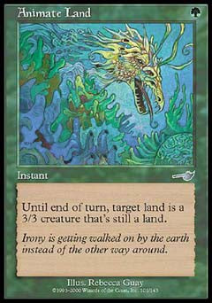 Animate Land (Nemesis) Medium Play Foil