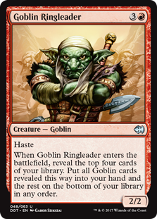 Goblin Ringleader (Duel Decks: Merfolk vs Goblins) Light Play