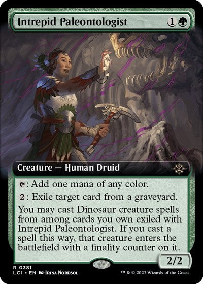 Intrepid Paleontologist (Extended Art) (The Lost Caverns of Ixalan) Near Mint Foil