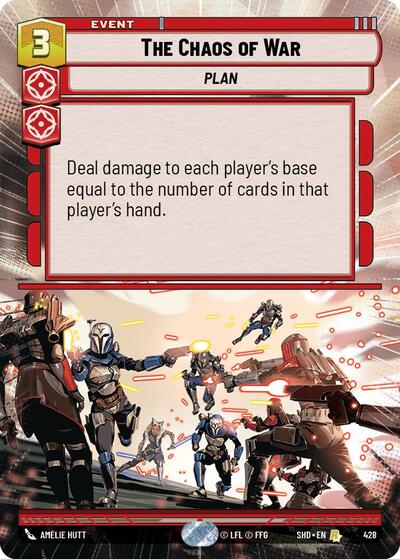 The Chaos of War (Hyperspace) (Shadows of the Galaxy) Near Mint Foil
