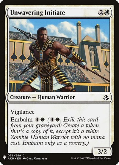 Unwavering Initiate (Mystery Booster) Near Mint