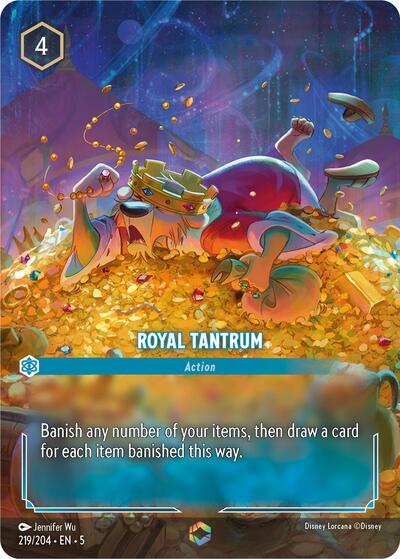 Royal Tantrum (Enchanted) (Shimmering Skies) Near Mint Holofoil