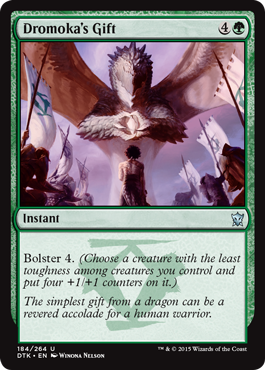 Dromoka's Gift (Dragons of Tarkir) Medium Play Foil