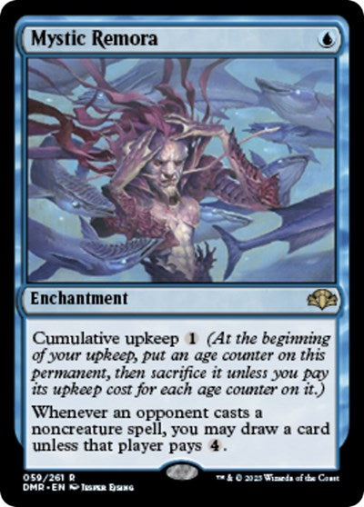 Mystic Remora (Dominaria Remastered) Light Play Foil