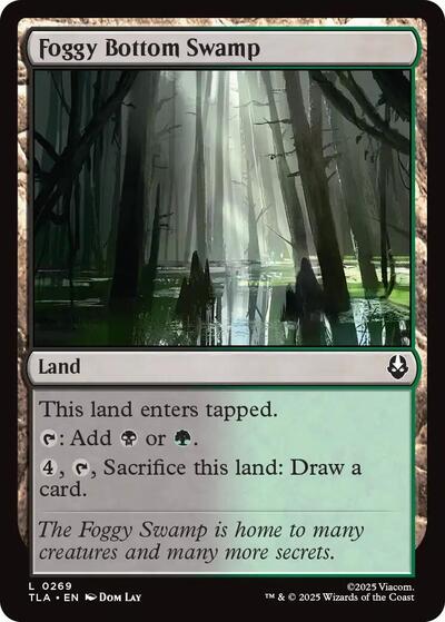 Foggy Bottom Swamp (Avatar: The Last Airbender) Near Mint Foil