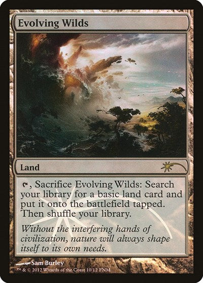 Evolving Wilds (Promos: FNM) Medium Play Foil