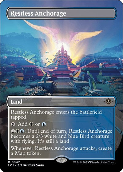 Restless Anchorage (Borderless) (The Lost Caverns of Ixalan) Near Mint Foil
