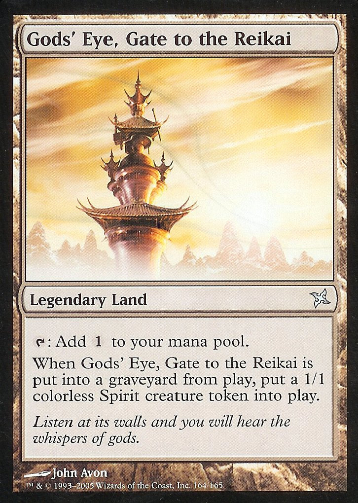 Gods' Eye, Gate to the Reikai (Betrayers of Kamigawa) Medium Play