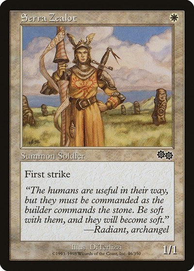 Serra Zealot (Urza's Saga) Near Mint