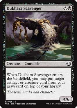Dukhara Scavenger (Kaladesh) Light Play Foil