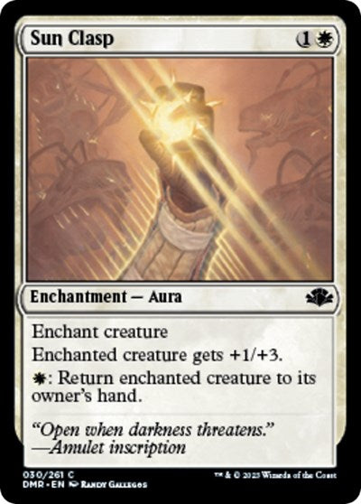 Sun Clasp (Dominaria Remastered) Damaged / Poor Foil