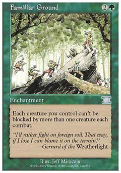 Familiar Ground (Classic 6th Edition) Light Play