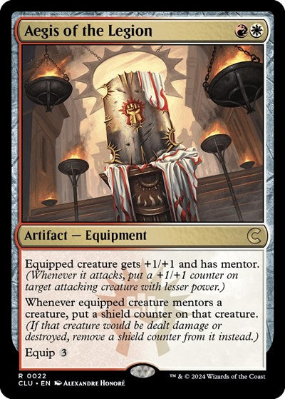 Aegis of the Legion (Ravnica: Clue Edition) Light Play