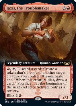 Jaxis, the Troublemaker (Promos: Buy-A-Box) Light Play Foil
