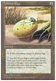 Triassic Egg (Chronicles) Damaged / Poor