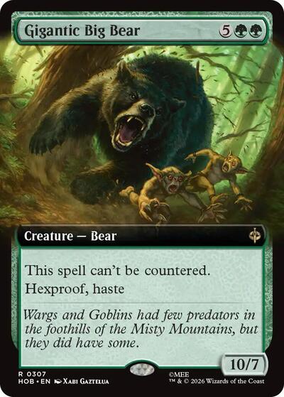 Gigantic Big Bear  Extended Art|2|0|0.00