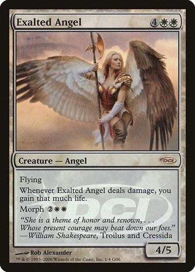Exalted Angel (Promos: Judge) Light Play Foil