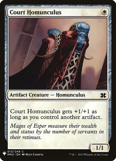 Court Homunculus (Mystery Booster) Near Mint
