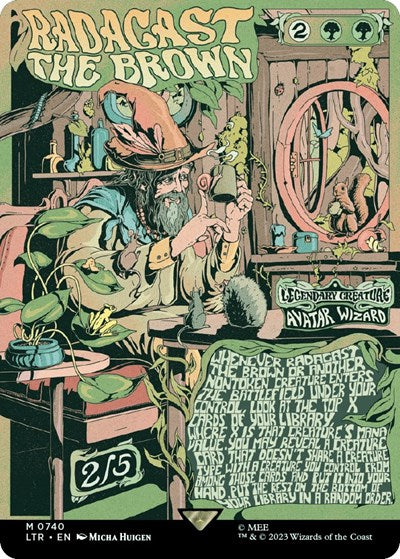 Radagast the Brown (Borderless Poster) (Universes Beyond: The Lord of the Rings: Tales of Middle-earth) Near Mint