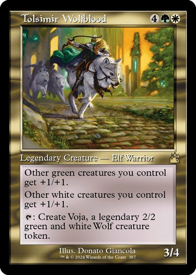 Tolsimir Wolfblood (Retro Frame) (Ravnica Remastered) Near Mint Foil