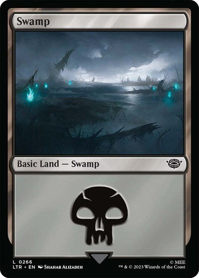 Swamp (0266) (Universes Beyond: The Lord of the Rings: Tales of Middle-earth) Medium Play Foil