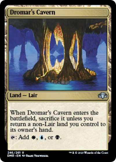 Dromar's Cavern (Dominaria Remastered) Near Mint Foil