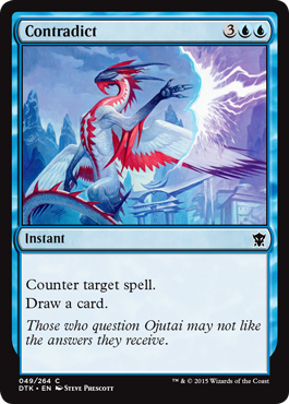 Contradict (Dragons of Tarkir) Medium Play Foil