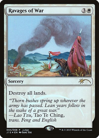 Ravages of War (Promos: Judge) Medium Play Foil