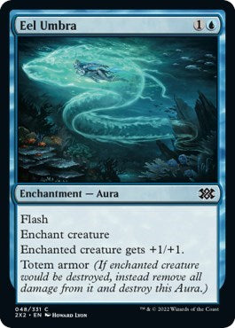 Eel Umbra (Double Masters 2022) Light Play Foil