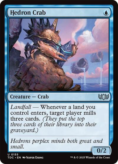 Hedron Crab (Commander: Tarkir: Dragonstorm) Light Play