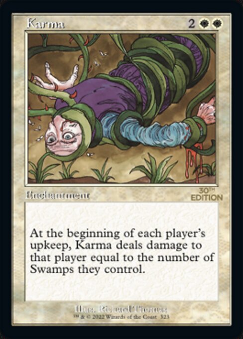 Karma (Retro Frame) (30th Anniversary Edition) Near Mint