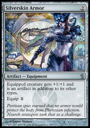 Silverskin Armor (Mirrodin Besieged) Near Mint