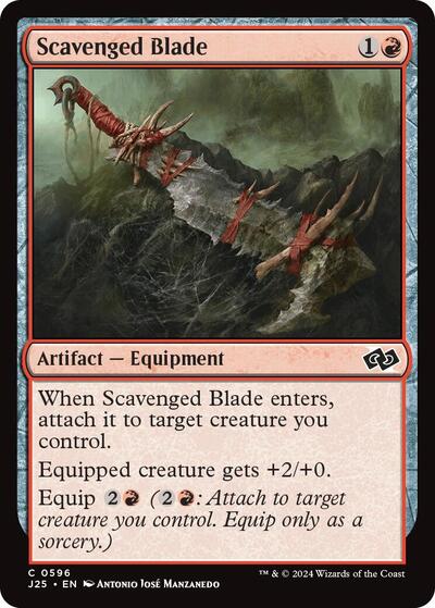 Scavenged Blade (Foundations Jumpstart) Light Play