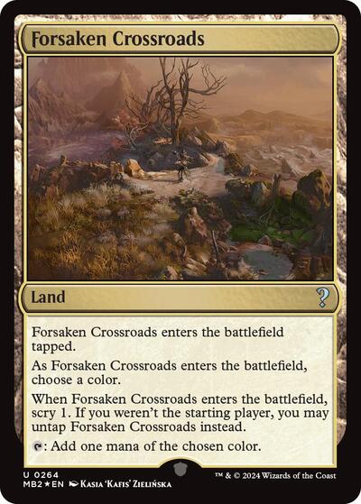 Forsaken Crossroads (Mystery Booster 2) Light Play Foil