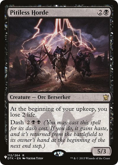 Pitiless Horde (The List) Near Mint