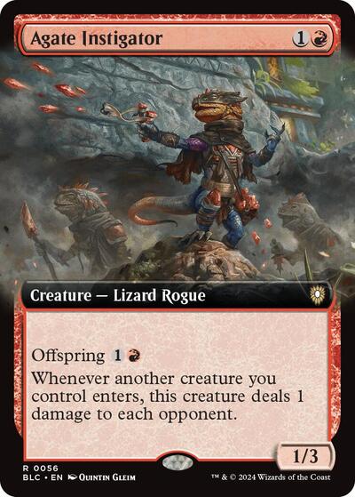 Agate Instigator (Extended Art) (Commander: Bloomburrow) Near Mint