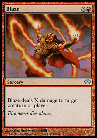 Blaze (Planechase) Light Play