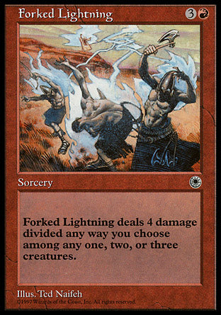 Forked Lightning (Portal) Near Mint