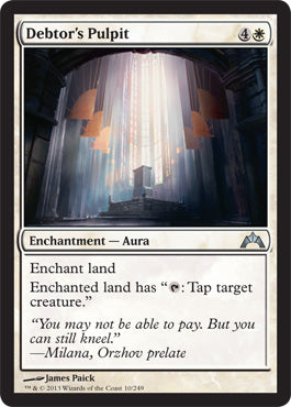 Debtor's Pulpit (Gatecrash) Medium Play Foil