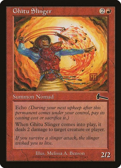Ghitu Slinger (Urza's Legacy) Medium Play