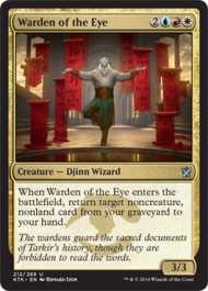 Warden of the Eye (Khans of Tarkir) Light Play