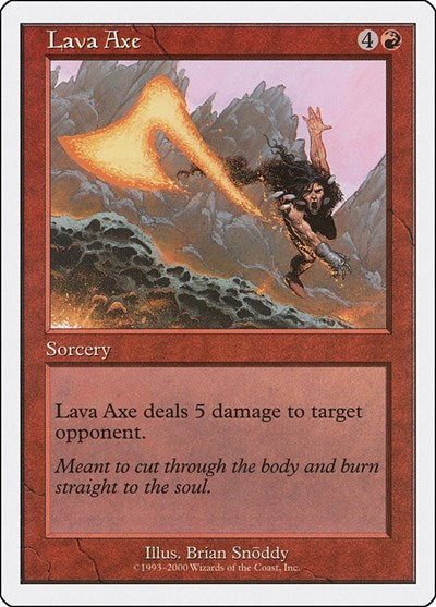 Lava Axe (Starter 2000) Medium Play