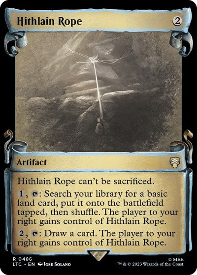 Hithlain Rope (Showcase Scrolls) (Commander: The Lord of the Rings: Tales of Middle-earth) Light Play